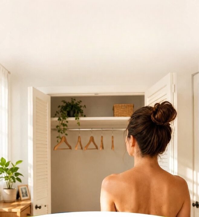 Naturista hölgy nyaralási ruhatára